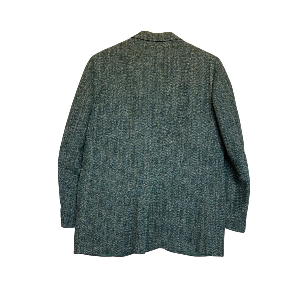 Harris Tweed The Fieldston Green Scottish Virgin Wool Men’s 42 Sport Coat Blazer - Picture 2 of 13